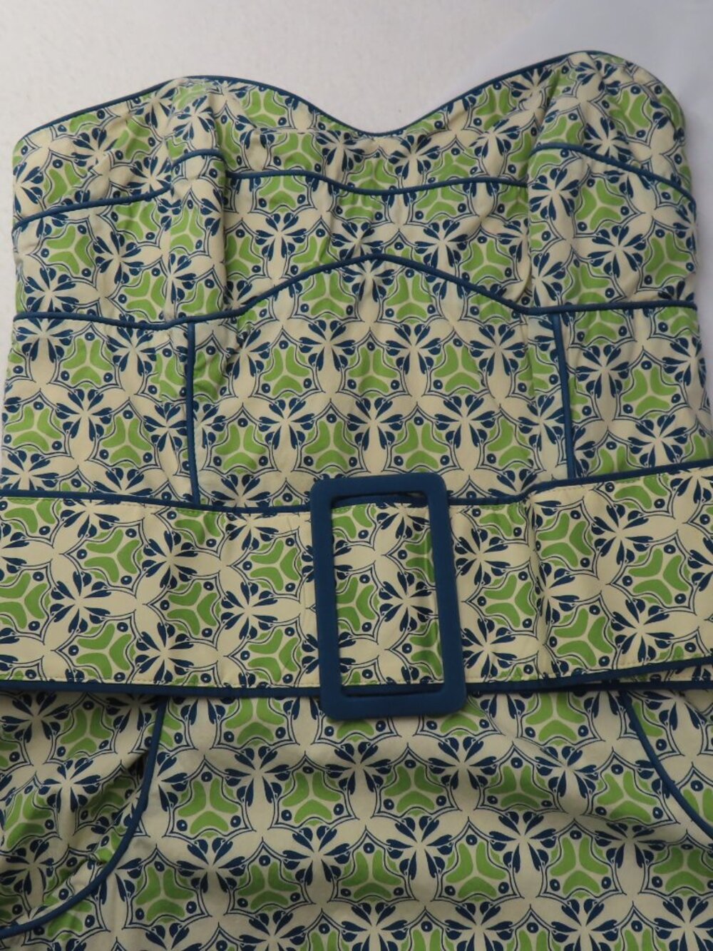 Susana Monaco Strapless Dress Size 4 Corset Inspired Boning Summer